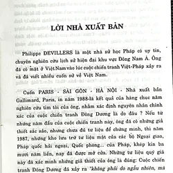 PARIS SAIGON HANOI * Tài liệu lưu trữ của cuộc chiến tranh 1944-1947 - PHILIPPE DEVILLERS 1063932