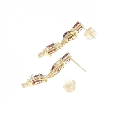 K18YG Garnet Bông tai - Hàng hiệu Chính hãng 876582