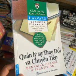Sách quản lý sự thay đổi và chuyển tiếp