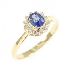 Nhẫn Sapphire K18YG 0.31CT - Hàng hiệu Chính hãng