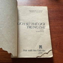 II Sách Xưa: Lịch Sử Thế Giới Trung Đại (Tập 1) - Đặng Đức An, Phạm Hồng Việt - 1978 504452