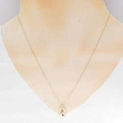 K18YG Hoa Hồng Ruby Dây Chuyền - Hàng hiệu Chính hãng 857614