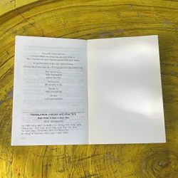 TRANSLATION: THEORY AND PRACTICE DỊCH THUẬT : LÍ LUẬN VÀ THỰC TIỄN & DẪN LUẬN PHÂN TÍCH DN 736803