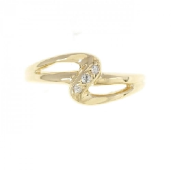 Nhẫn kim cương K18YG 673186