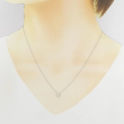 Dây chuyền kim cương hình móng ngựa 14KTWG - Hàng hiệu Authentic 858247