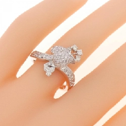 Nhẫn kim cương hoa K18WG 0.65CT 672573