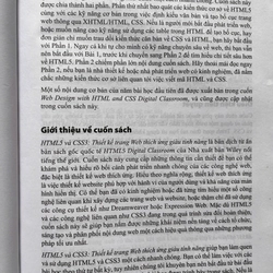 HTML5 & CSS3 THIẾT KẾ TRANG WEB THÍCH ỨNG GIÀU TÍNH NĂNG 498477