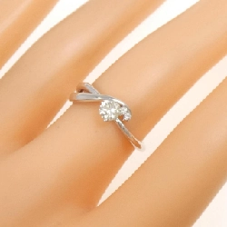 Nhẫn kim cương K18WG 0.280CT 666347