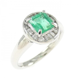Nhẫn Emerald PT850 0.68CT