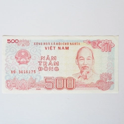 Tờ tiền 500 đồng xưa (AG 3616175)