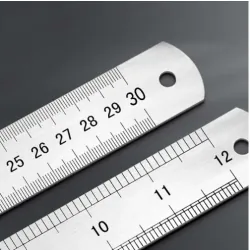 Thước Kẻ Thép Inox 100% Chính Xác, loại 20cm 1013700