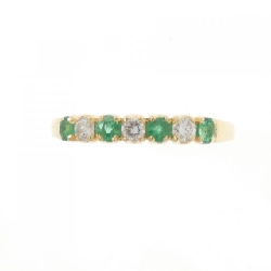 Nhẫn ngọc lục bảo K18YG 0.15CT - Hàng hiệu Authentic 846821