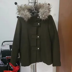 ZARA AUTH+ KHOÁC DẠ MŨ LÔNG+ SIÊU BỀN DÁNG+ Size M