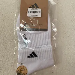 Vớ thể thao adidas size 26-28cm màu trắng chính hãng 720359