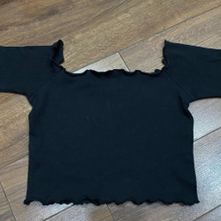 QUÀ 0Đ CHO ĐƠN HÀNG QUẦN ÁO/ĐỒ DÙNG TRONG SHOP***ÁO CROPTOP FREESIZE ĐEN 