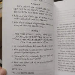 Sách: Tiến trình của đảm bảo quyền tự do Tôn giáo trong bối cảnh PT bền vững ở VN (A2) 752476