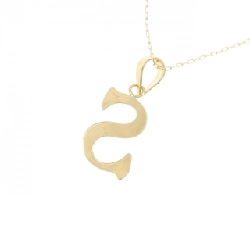 K18YG Chữ cái S Dây chuyền - Hàng hiệu Chính hãng 859987