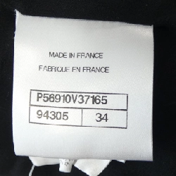 Jacket không cổ CHANEL P56910V37165 17A 633508