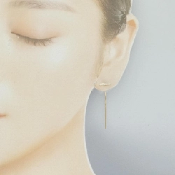 K18YG Bông tai kim cương 0.10CT một bên - Hàng hiệu Chính hãng 870746