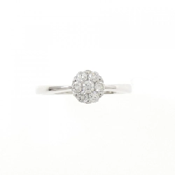 Nhẫn kim cương hoa K18WG 0.19CT - Hàng hiệu Authentic 849563