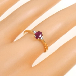 Nhẫn Ruby 750YG - Hàng hiệu Authentic 847845