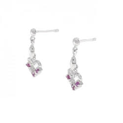 PT Heart Ruby Earrings - Hàng hiệu Chính hãng 869001
