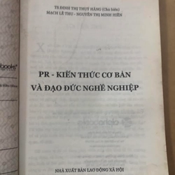 Sách PR kiến thức cơ bản và đạo đức nghề nghiệp - Ts Đinh Thị Thuý Hằng 306275