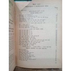 Niên lịch 1986 - Almanach 520045