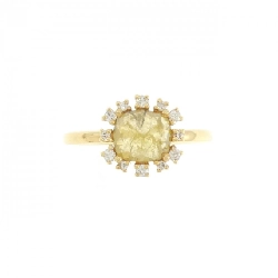 【Sản phẩm mới】Nhẫn kim cương K18YG 0.74CT 672097