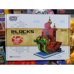 Đồ Chơi Lắp Ráp Mô Hình Thuyền Rồng Blocks Cartoon Series Nine Snake Ship 3510