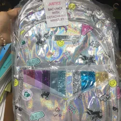 Set Balo hàng xuất xịn cho bé gái và ví đựng bút cùng màu 766367