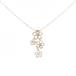 K18PG Hoa Tourmaline Dây Chuyền - Hàng hiệu Chính hãng