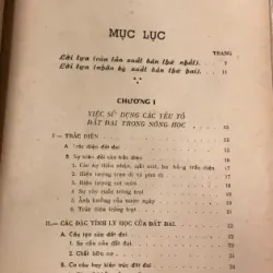 NÔNG HỌC ĐẠI CƯƠNG - TÔN THẤT TRÌNH 714000