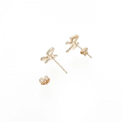 Bông tai ruy băng K18PG Samantha Tiara 666079