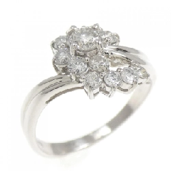 Nhẫn kim cương hoa PT900 0.50CT - Hàng hiệu Authentic