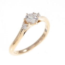 Nhẫn kim cương K18PG 0.215CT F VS1 3EXT H＆C - Hàng hiệu chính hãng