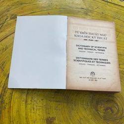 TỪ ĐIỂN THUẬT NGỮ KHOA HỌC KỸ THUẬT ANH- PHÁP - VIỆT 530297