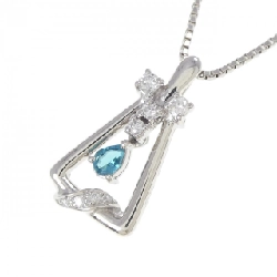 Dây chuyền Paraiba Tourmaline PT900/PT850 0.15CT - Hàng hiệu Chính hãng 859140