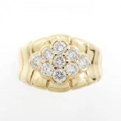 Nhẫn kim cương 750YG 0.71CT 673318