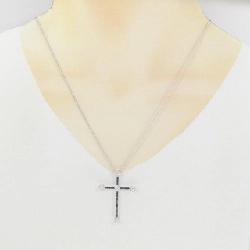 Ponte Vecchio Dây chuyền kim cương chéo 0.55CT - Hàng hiệu Authentic 840881