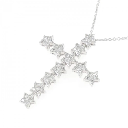 K18WG Đeo chéo × Ngôi sao Dây chuyền kim cương 0.44CT - Hàng hiệu Chính hãng 861095