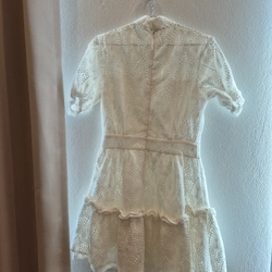 Váy ren vintage cổ Tàu tay phồng 2 tầng - T.E.N.G Design 522882
