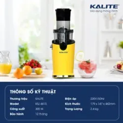 Kalite KSJ4415 – Siêu kiệt bã, ép khỏe – tháo lắp nhanh 714969
