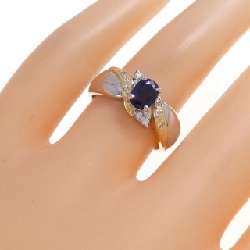 Nhẫn Sapphire PT900/K18YG 0.78CT - Hàng hiệu Chính hãng 849818