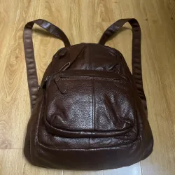 Balo nữ 28*35*10 da thật 2hand 973034