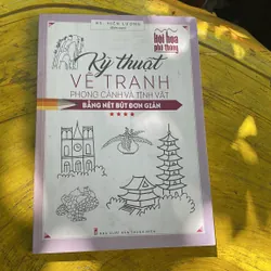 COMBO 7 cuốn HÌNH HOẠ VÀ BÍ QUYẾT HỘI HOẠ KÝ HOẠ VẼ TRANH PHONG CẢNH TĨNH VẬT HÌNH KHỐI … 720115