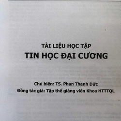 TÀI LIỆU HỌC TẬP TIN HỌC ĐẠI CƯƠNG 523224