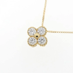 K18YG Hoa Đá Kim Cương Dây Chuyền 0.300CT - Hàng hiệu Chính hãng 860907