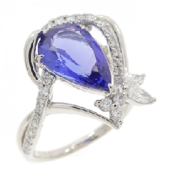 Nhẫn Tanzanite PT900 2.92CT - Hàng hiệu Authentic