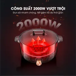 Kalite KL568 – Nồi Lẩu Điện 6L Đa Năng, Chống Dính, Nấu Nướng Dễ Dàng 588868